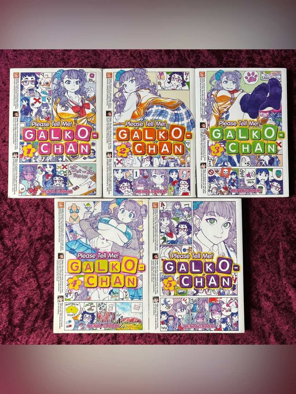 Please Tell Me! Galko-chan volumes 1-5 Manga